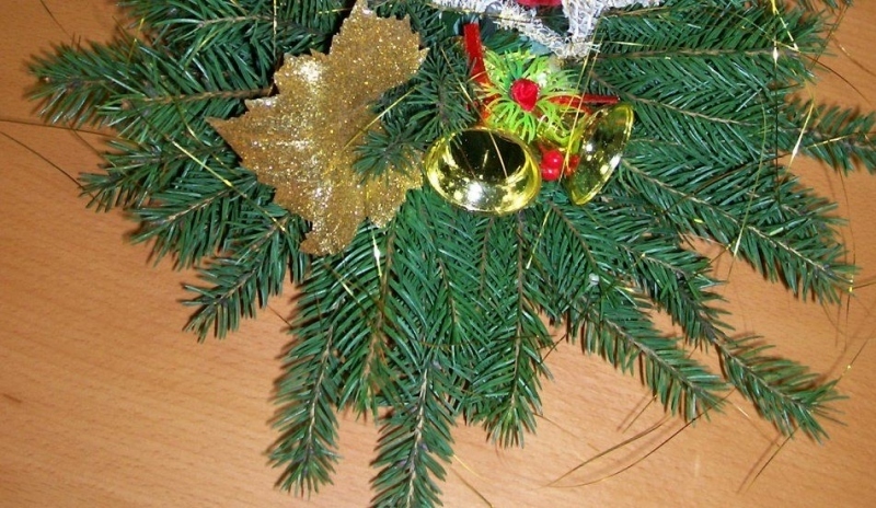 Vánoční svícen.