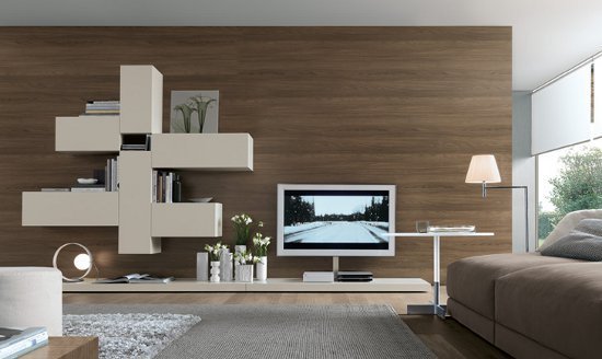 Obklady stěn dodají interiéru šmrnc. (Foto:apartmentsinteriordesign.com)