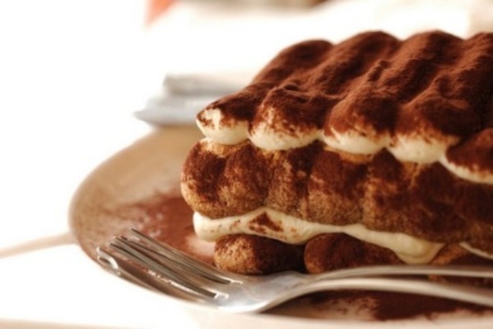 Tiramisu na talíři