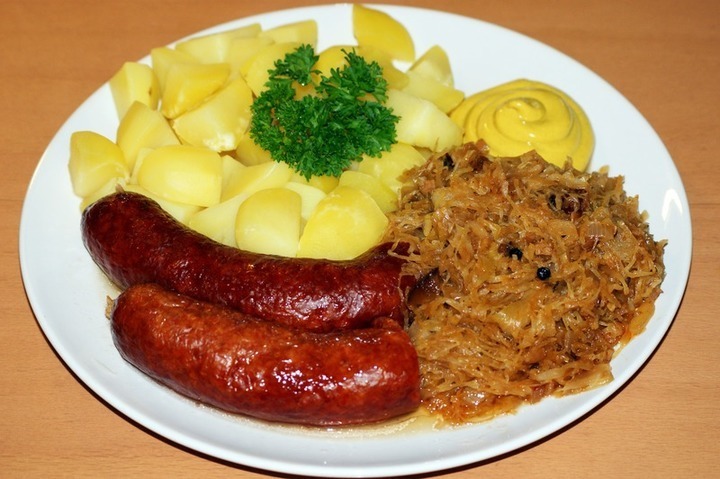 kysané zelí s bramborami